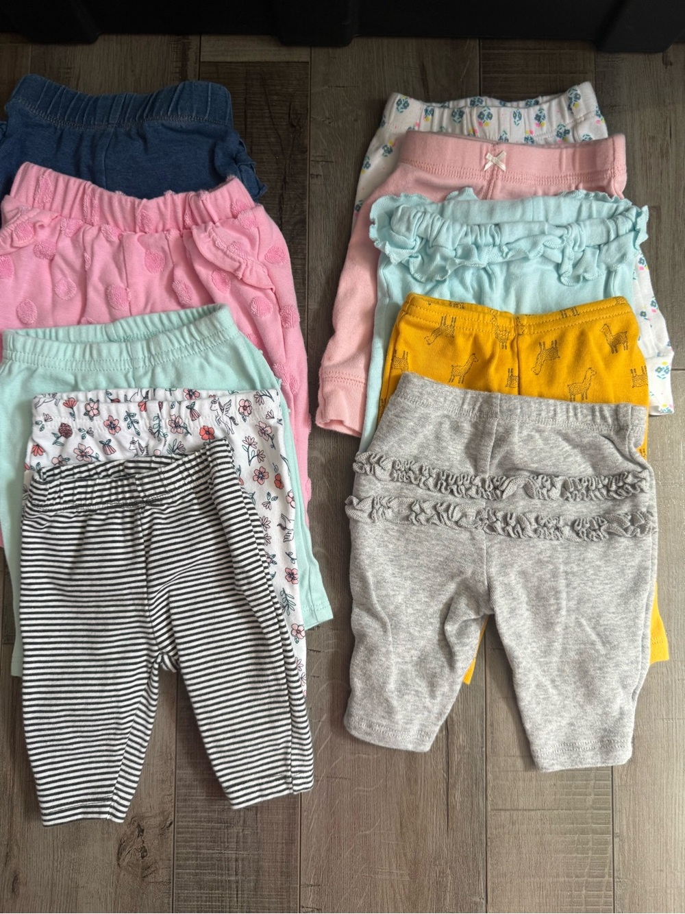 Cat & Jack Baby Ruffle Diaper Covers in Pink, Mint, Yellow, Gray, Navy, Cream